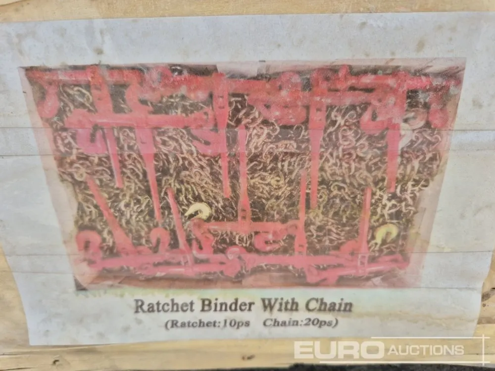 Unused 2025 HCHI Ratchet Binder c/w Chain (4 Sets of) (GCC DUTIES NOT PAID)