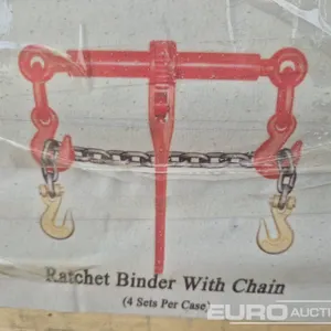 Unused 2025 HCHI Ratchet Binder c/w Chain (4 Sets of) (GCC DUTIES NOT PAID) 