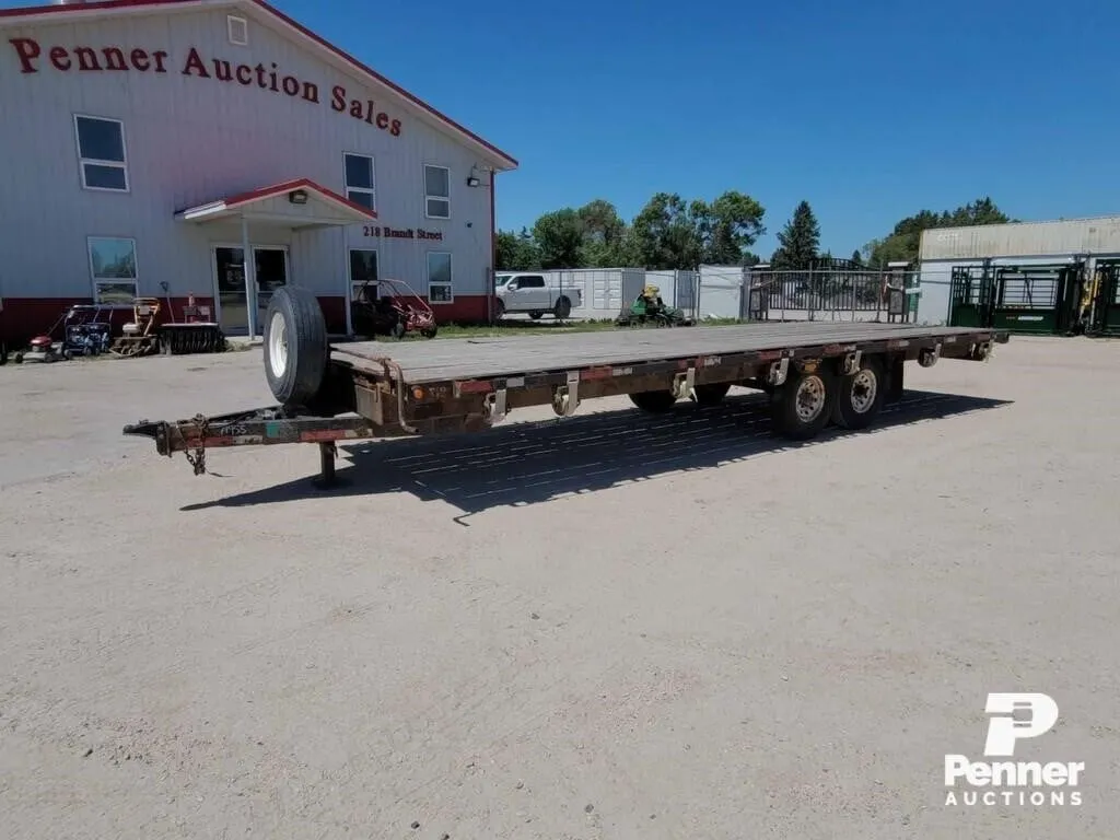 2003 25' Sokal Trailer 14,000 lb Deck Over Trailer