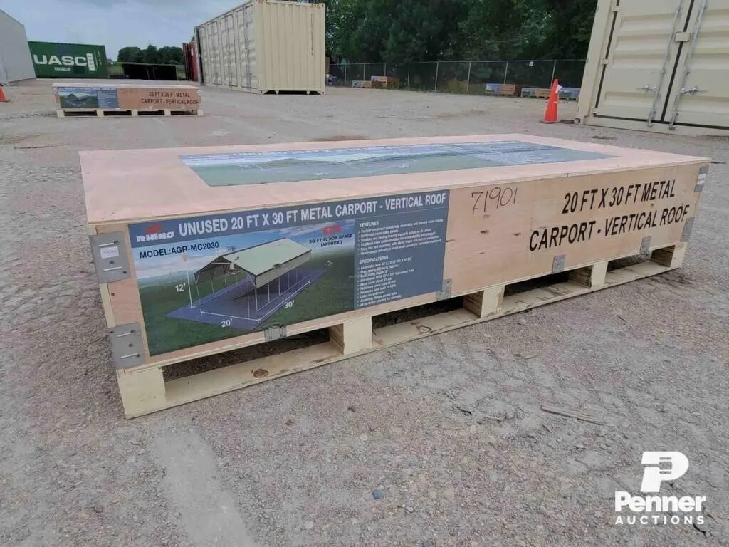 20 ft x 30 ft Steel Carport