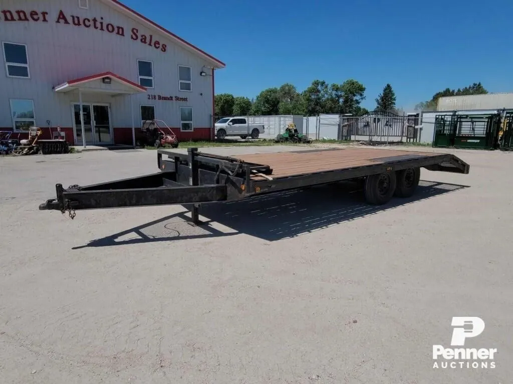 20.5' w/ Beavertail *Homemade 14000 LB Flatdeck Tr