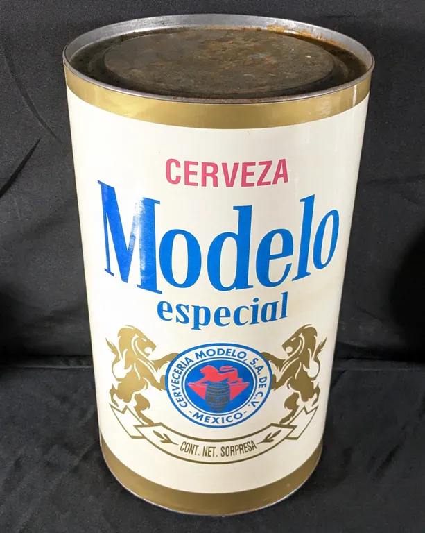 15 1/2" TALL STORE DISPLAY CERVEZA MODELO ESPECIAL BEER CAN