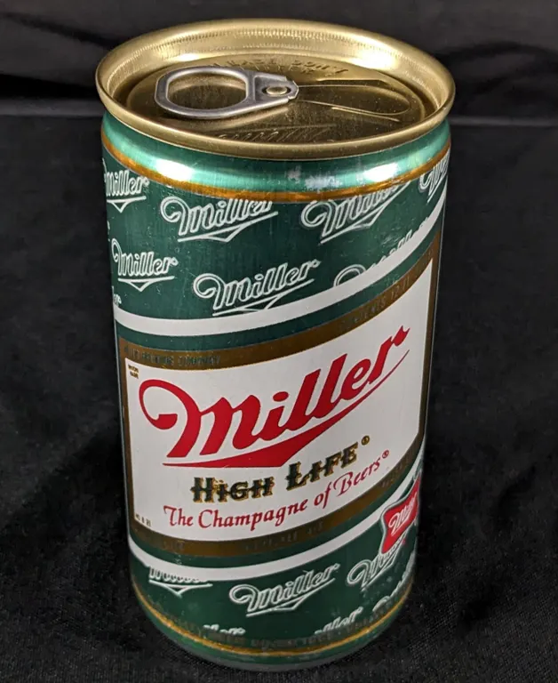 TEST CAN PULL TAB MILLER HIGH LIFE BEER MILWAUKEE GREEN