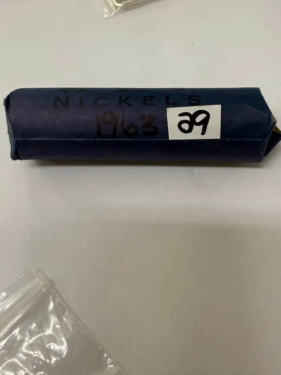 1963 Canadian Nickel (Roll) Coins