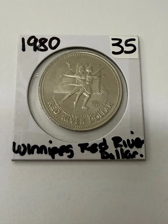 1980 Winnipeg Red River Dollar