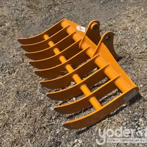 Unused Captok 44" Dense-Teeth Rake to suit CAT 305 Excavator 