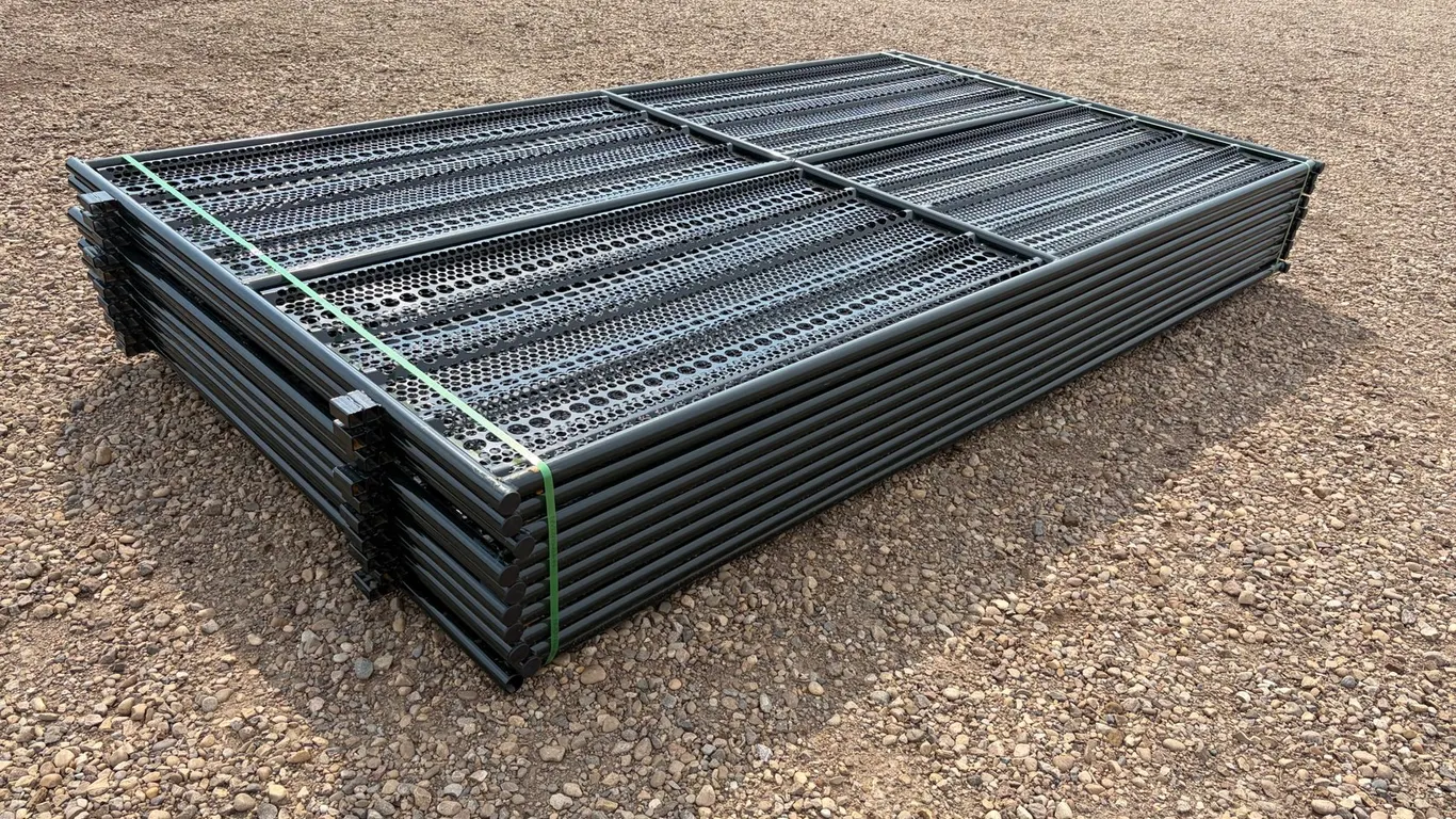 (10) 12' Unused Heavy Duty Windbreak Livestock Panels