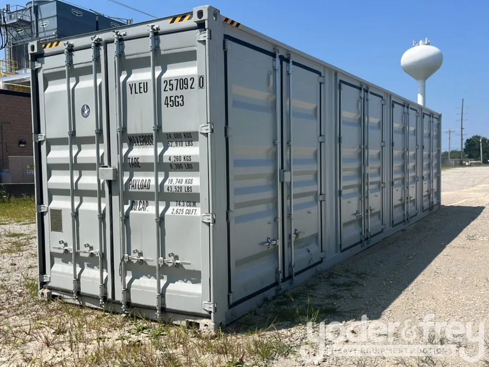 Unused 40' HC Multi Door Container, 4 Doors