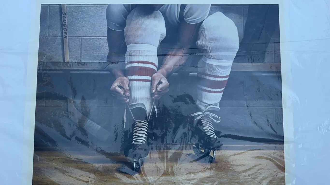 Rob MacDougall Signed Hockey Print 22x16.5 Inches