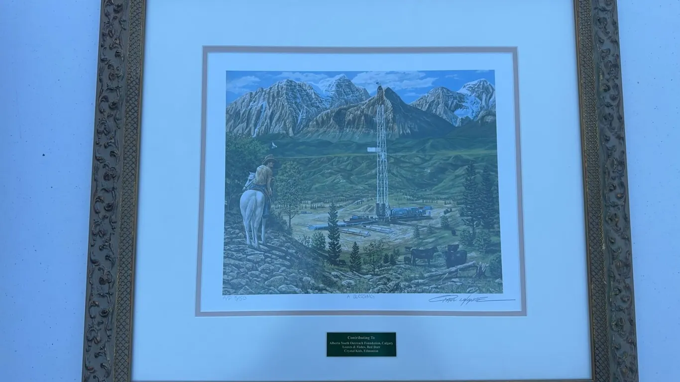 Paul Lalande Framed Print "A Blessing" 12x10, Signed, AP 5/50