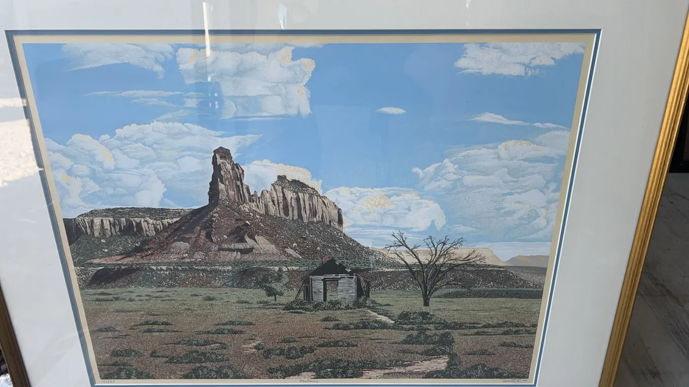 Limited Edition Print 'Weathering' by Dallas E. John, Framed