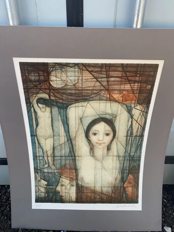 Col Madnick Signed Print, Image Size 17.5 x 23.5 Inches