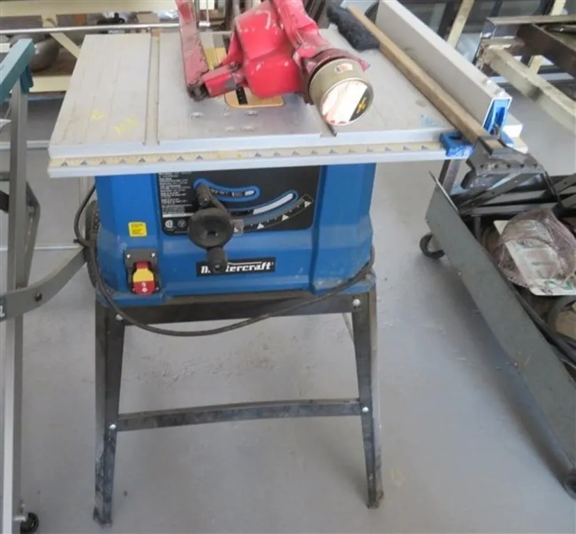 10" Mastercraft Table Saw & Stand