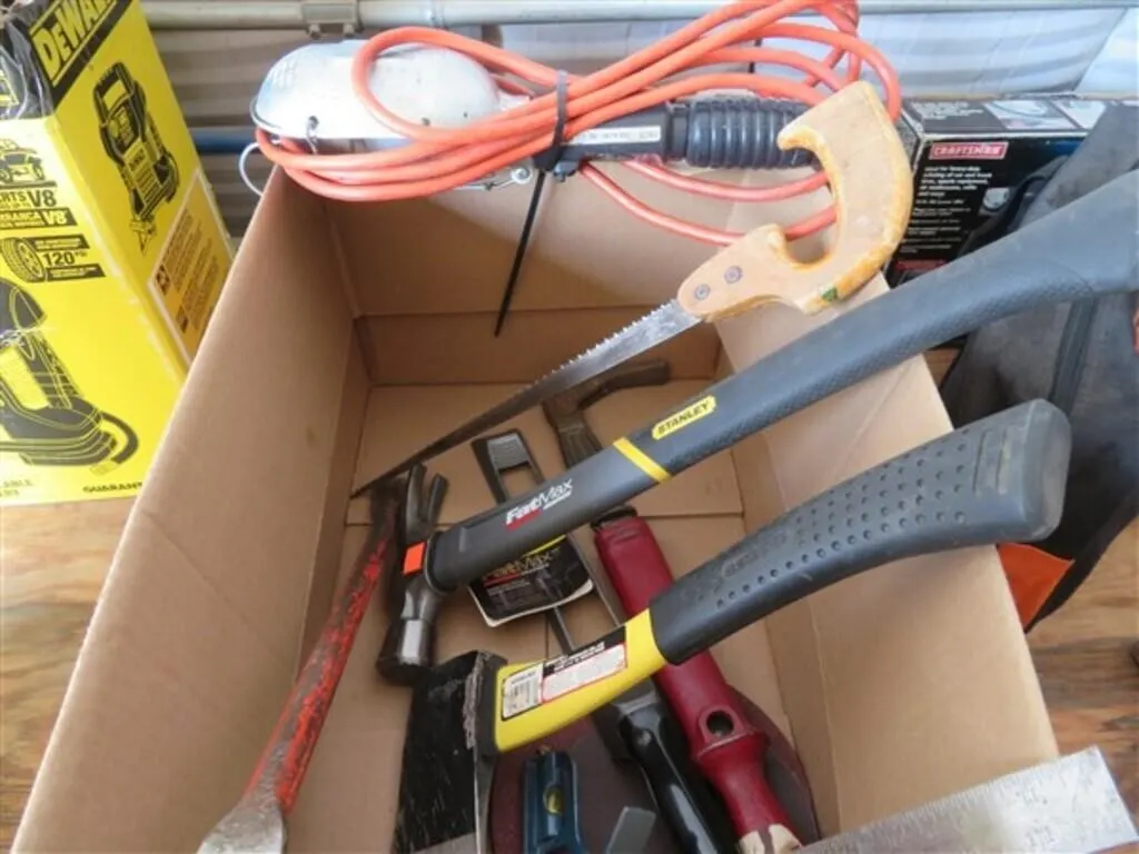 Hammers * Nail Pullers * Trouble Light * Axe