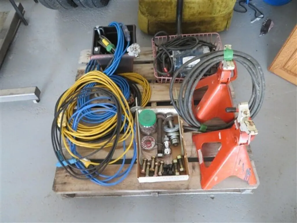 Ext. Cords * Shop Stands * Elec. Motor