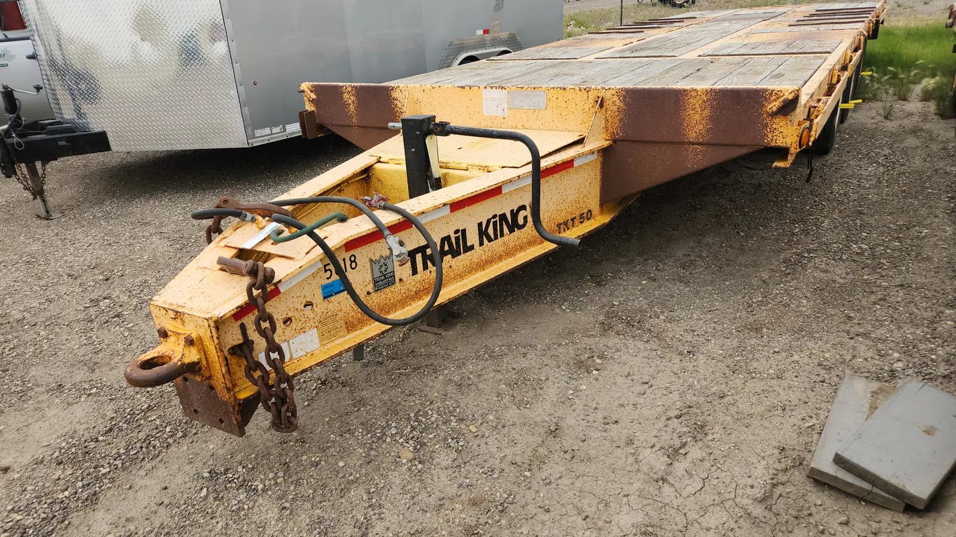 2008 Trail King TRI/A 27' Pintle Hitch Equipment Trailer