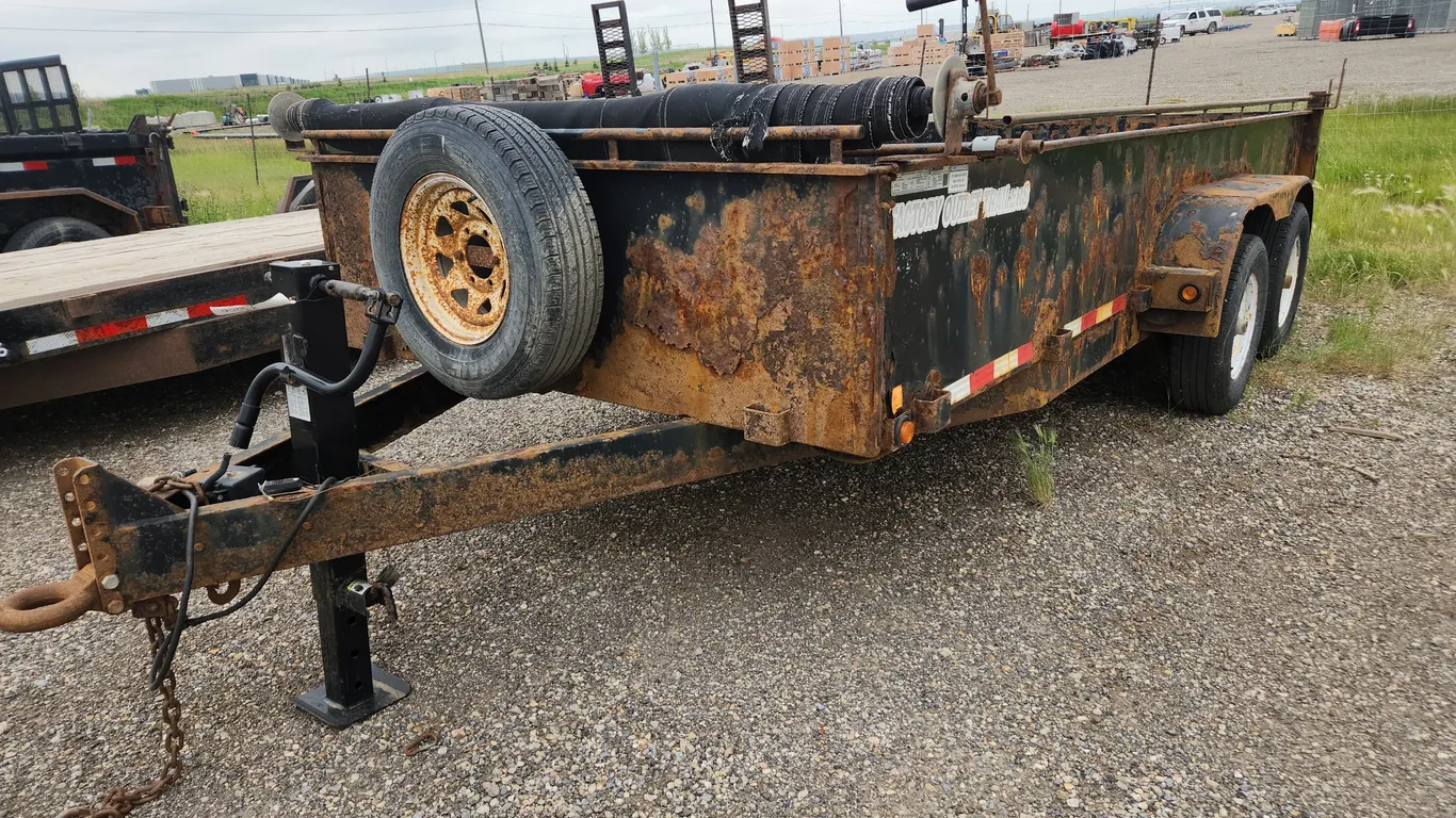 2016 Canada Trailers T/A 16' Pintle Hitch Equipment Trailer