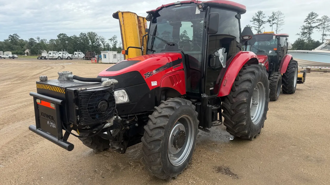 CASE 75C TRACTOR W/MOWERS