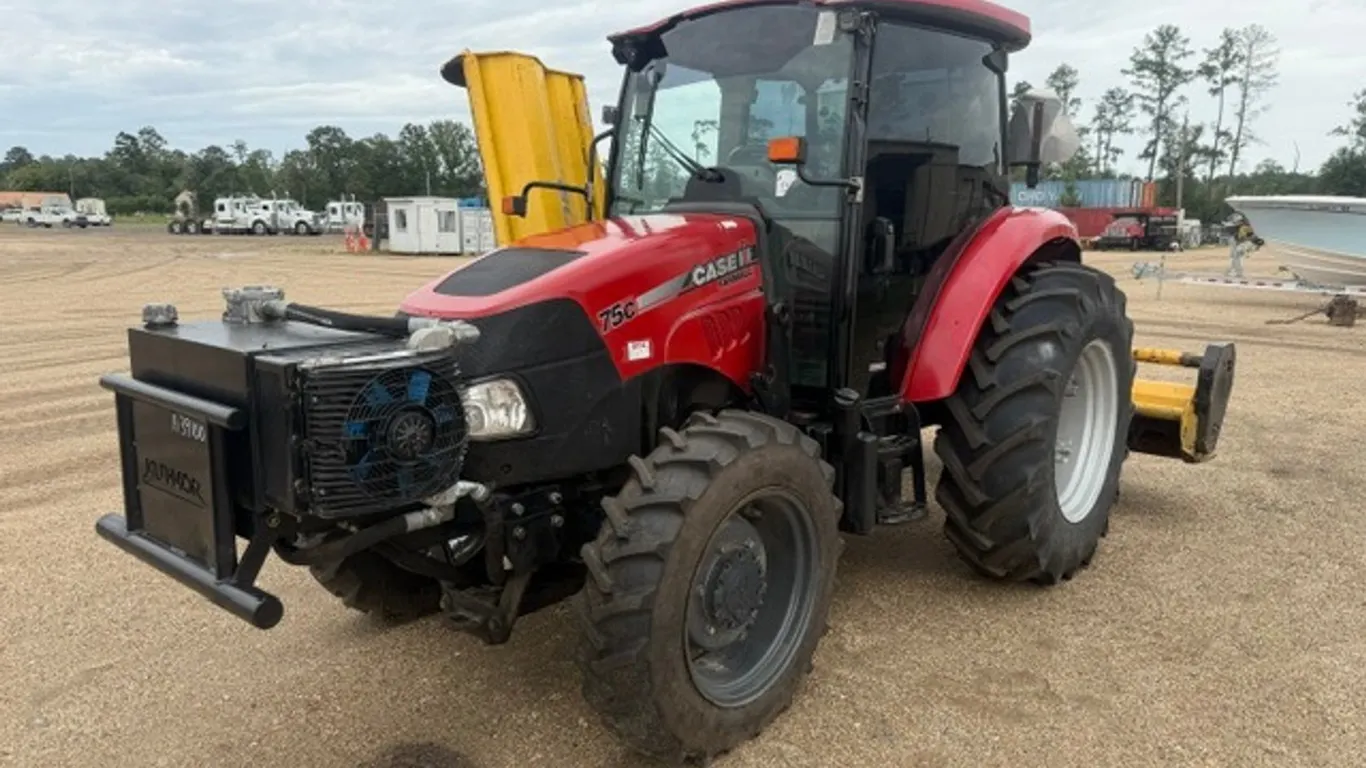 CASE 75C TRACTOR W/MOWERS