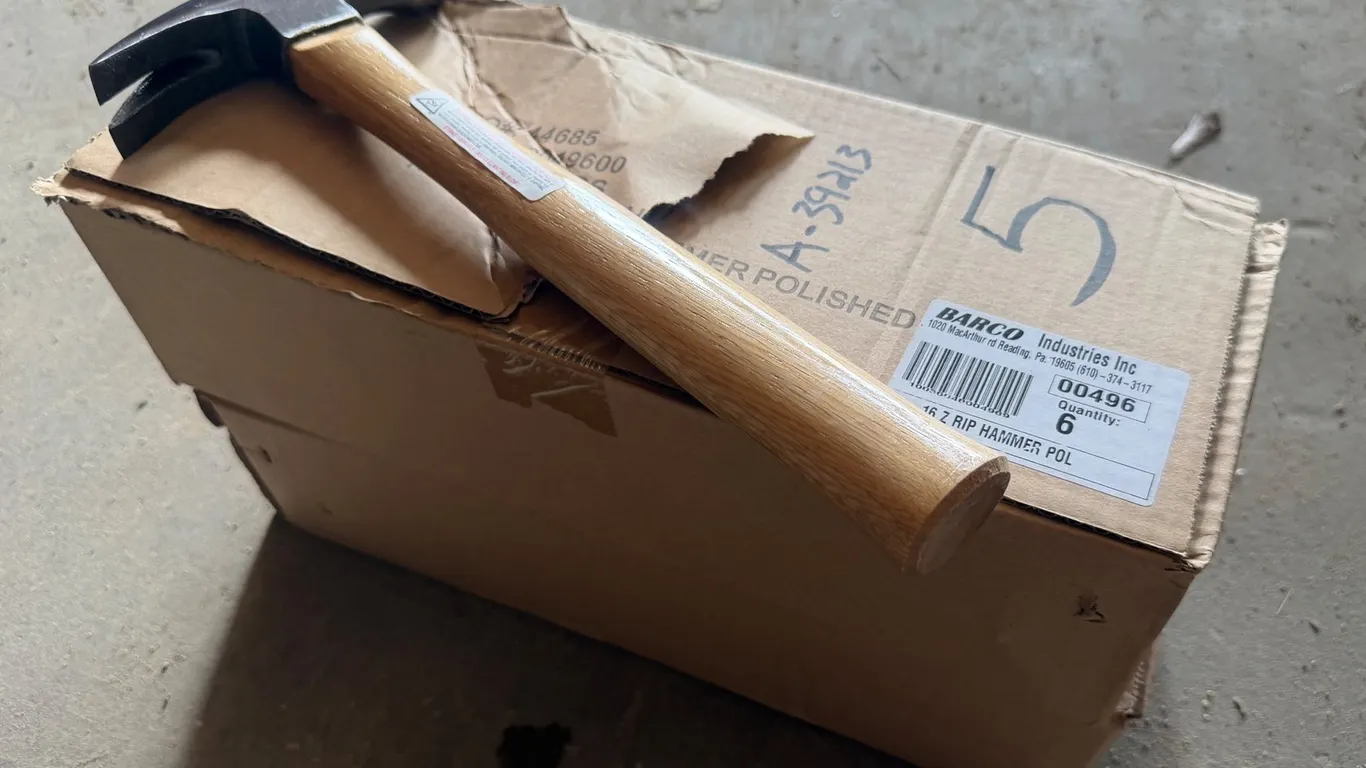 (2) BOXES OF CLAW HAMMERS