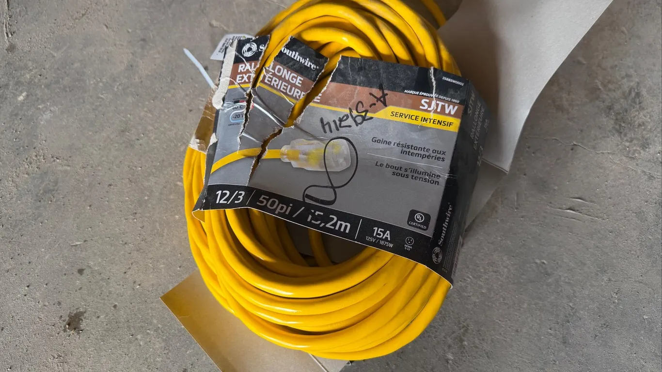 (3) ELECTRIAL EXTENSION CORDS