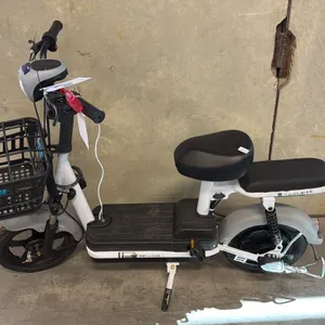 DAY LUCKY CITY BIKE 1 SPEED WHITE ELECTRIC SCOOTER *NO KEY, NO CHARGER*