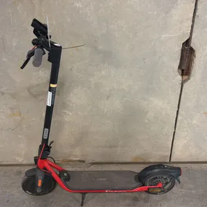 NINEBOT BLACK/RED ELECTRIC SCOOTER *HAS BATTERY, POWERS ON, NO CHARGER*