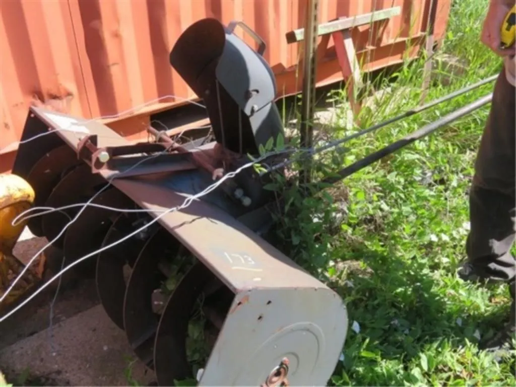 4' Front Mount Snowblower, single stage
