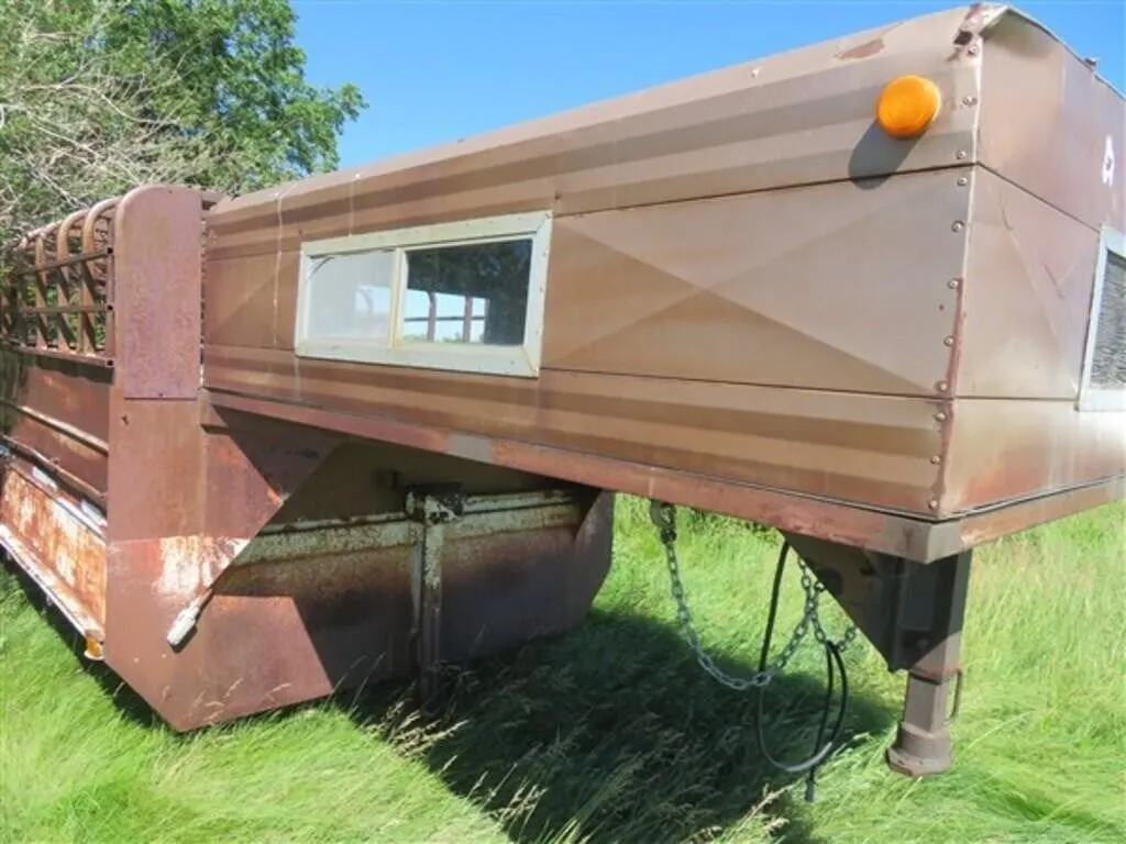 8' x 20' Homebuilt 5th Wheel Stock Trailer