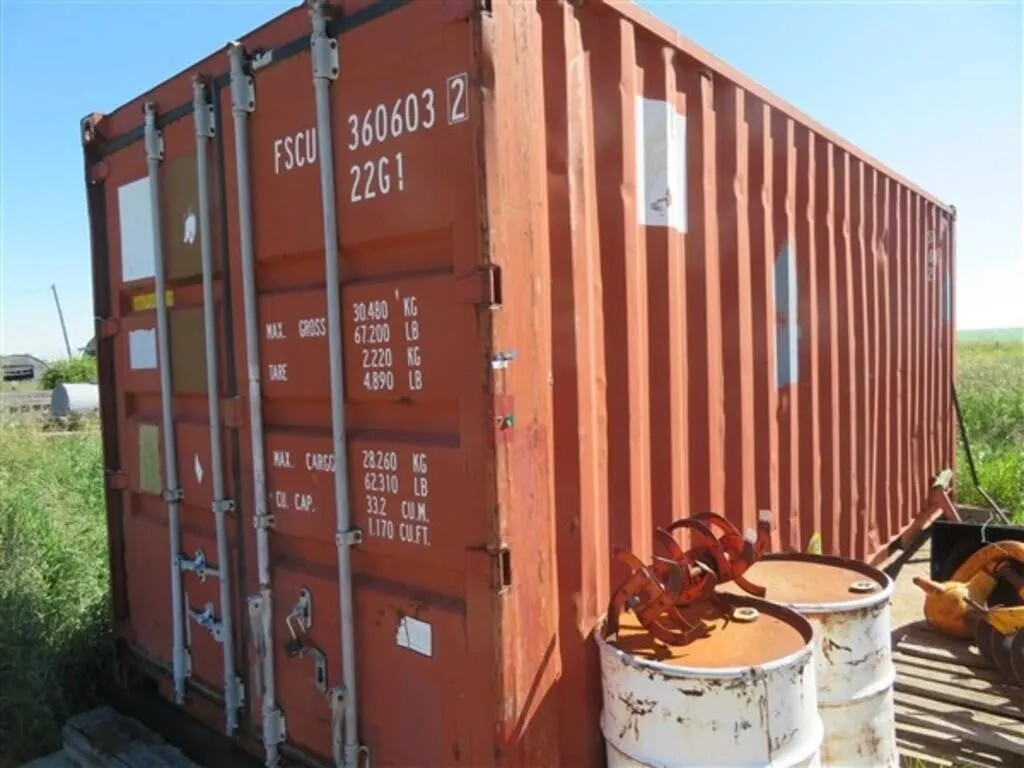 20' x 8' C-Can, 8' high (Used for Storage)