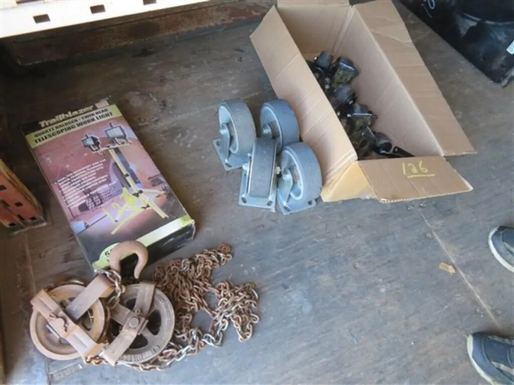 Dolly Wheels * Light * 1/2 Ton Chain Hoist