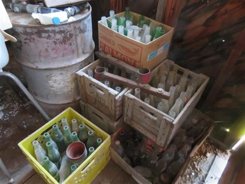 Antique Pop Bottles & Crates