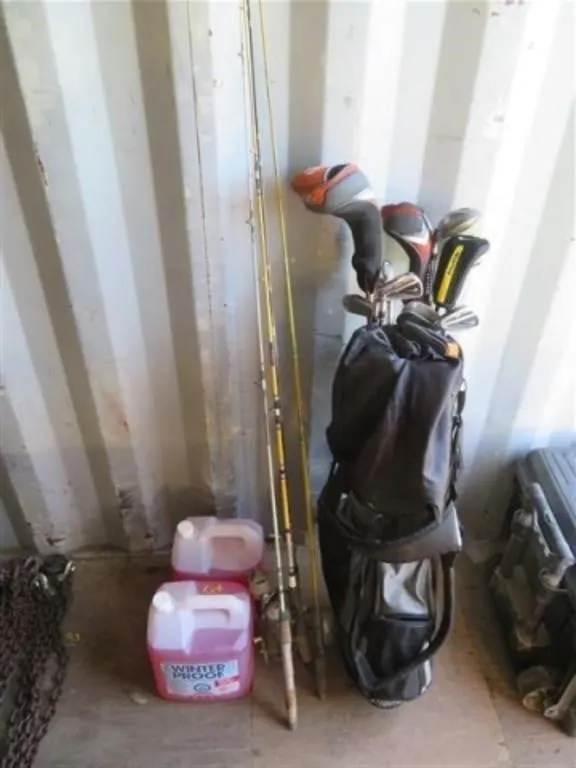 Golf Clubs * Fishing Rods * Antifreeze