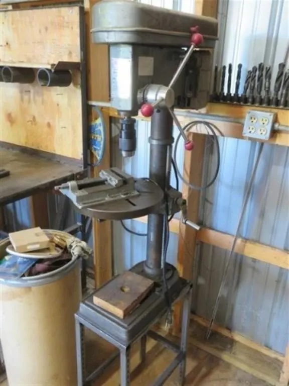 Drill Press w/bits, vice