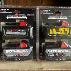 (2) PACKS OF POWERTOOL BATTERIES