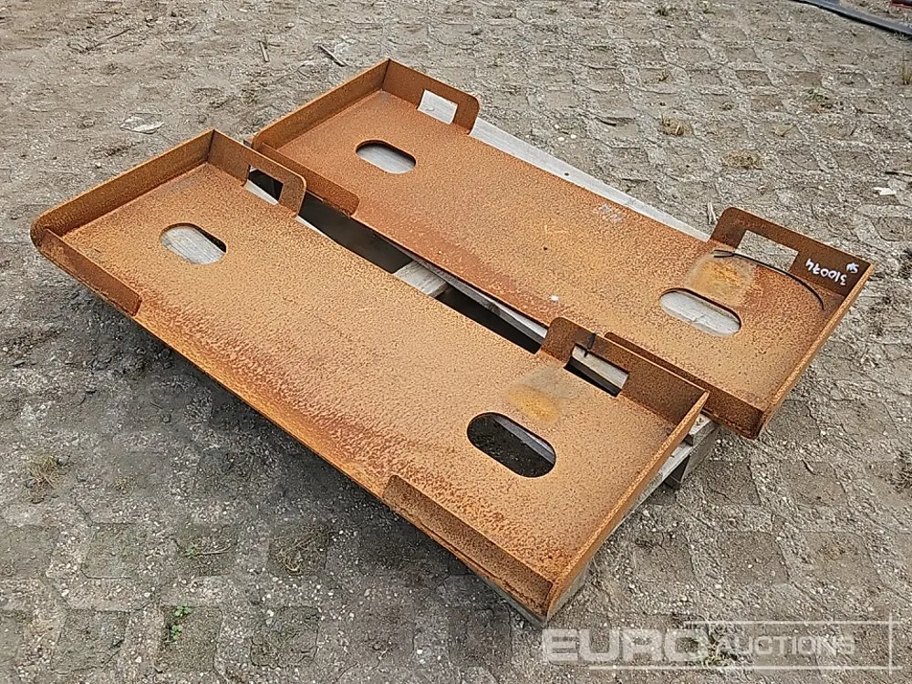 QH Plates to suit Skidsteer Loader (2 of)