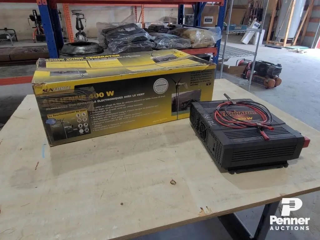 400W Wind Generator & 3000W Power Inverter