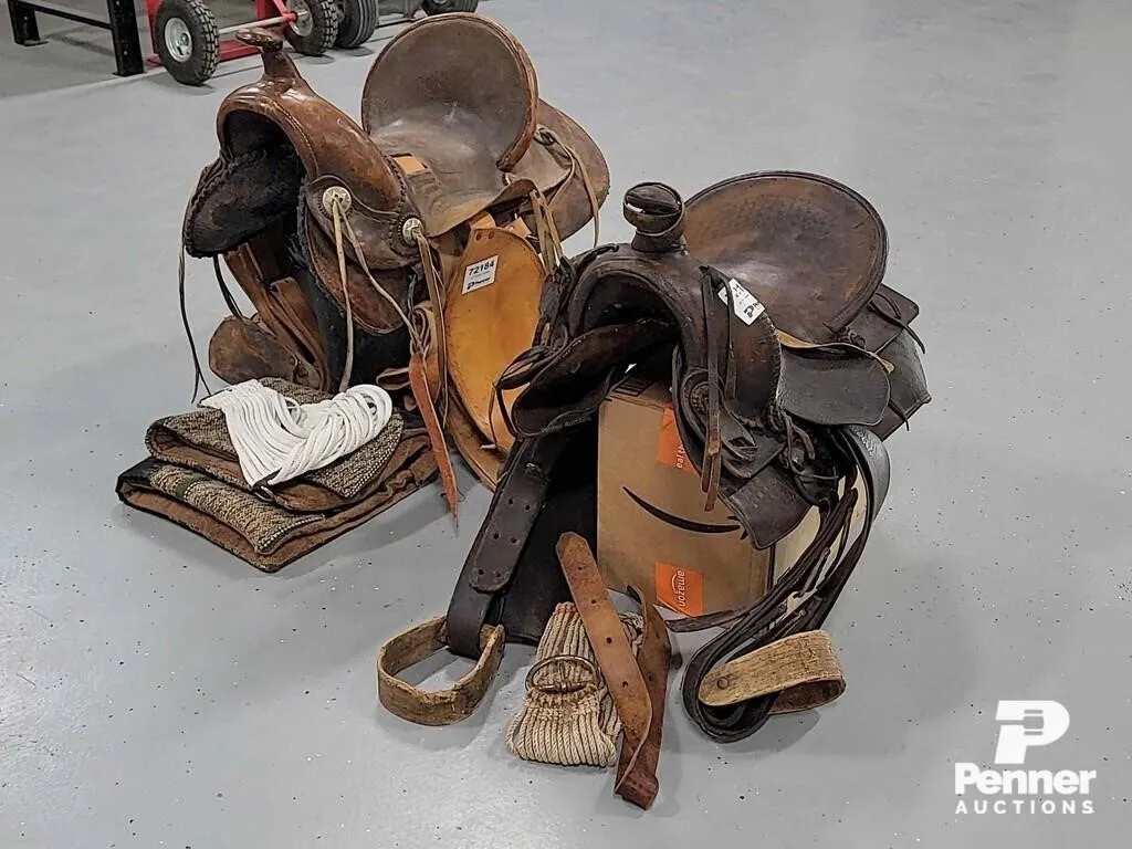 (2) 15" Western Saddles