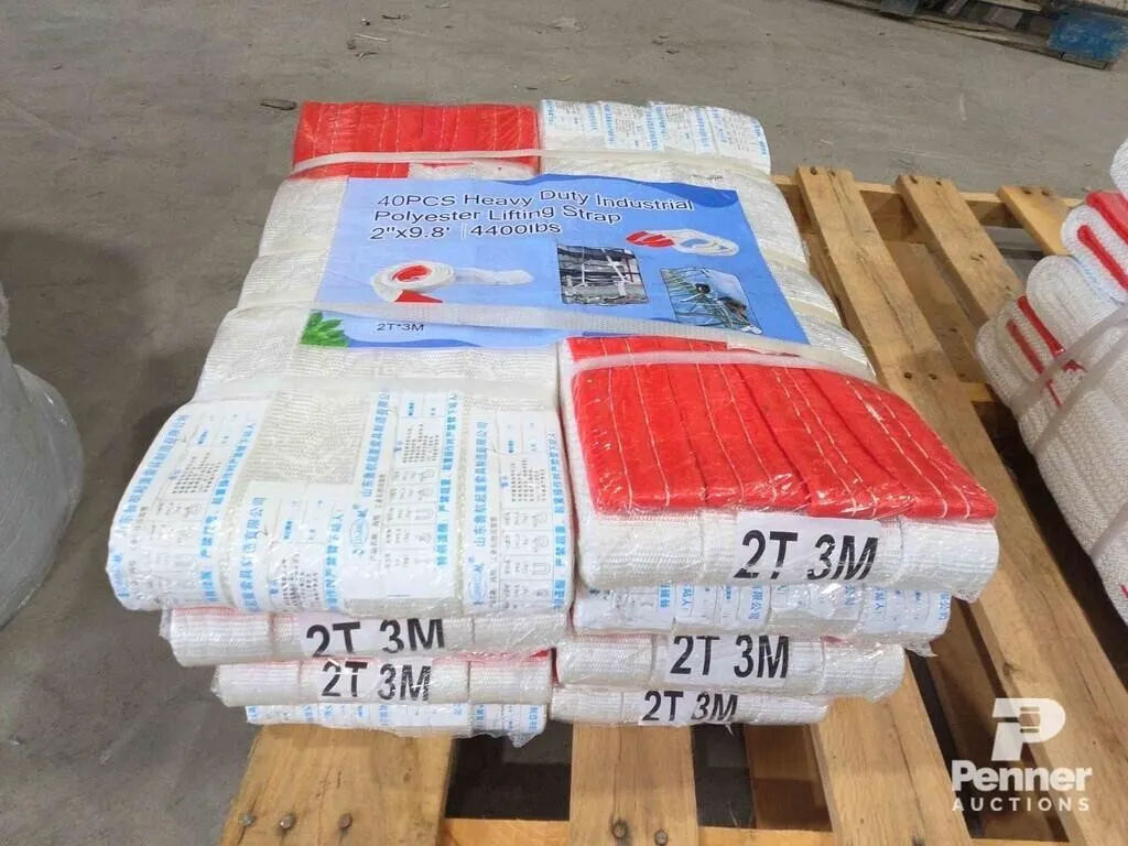 40PCS Heavy Duty Industrial Polyester Lifting Stra