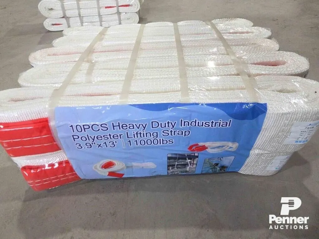 10PCS Heavy Duty Industrial Polyester Lifting Stra