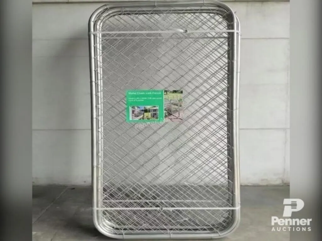 Metal Chain Link Fence
Pack of 5 panels