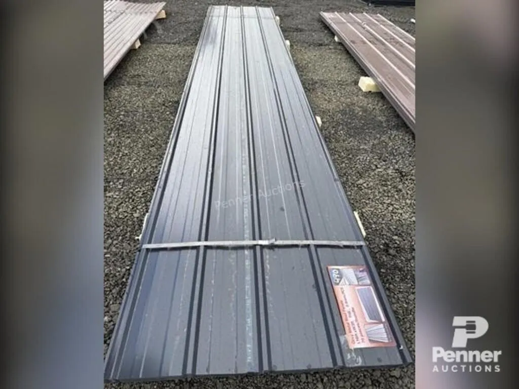 16' Grey Metal Roofing / Siding