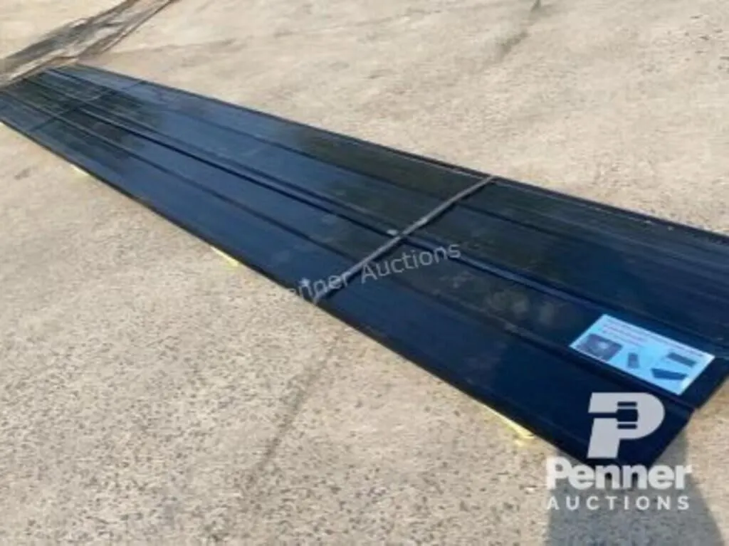 20' Black Metal Roofing / Siding