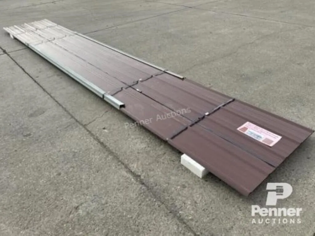 20' Brown Metal Roofing / Siding