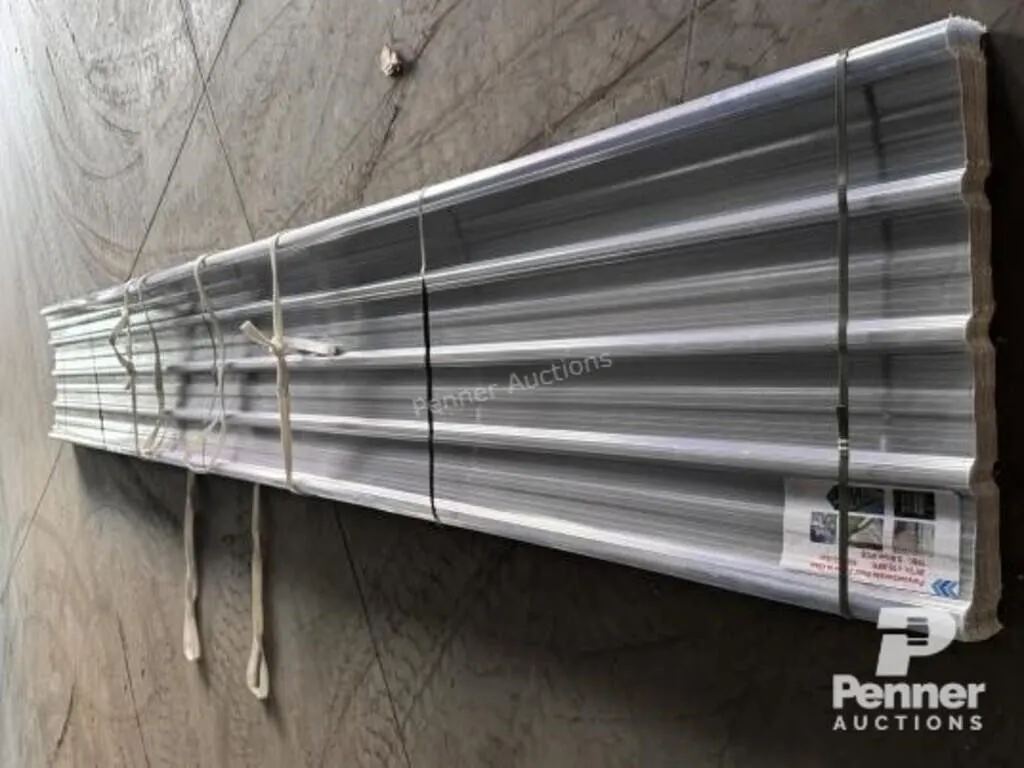 20' Corrugated Polycarbonate Roof Panel in Clear