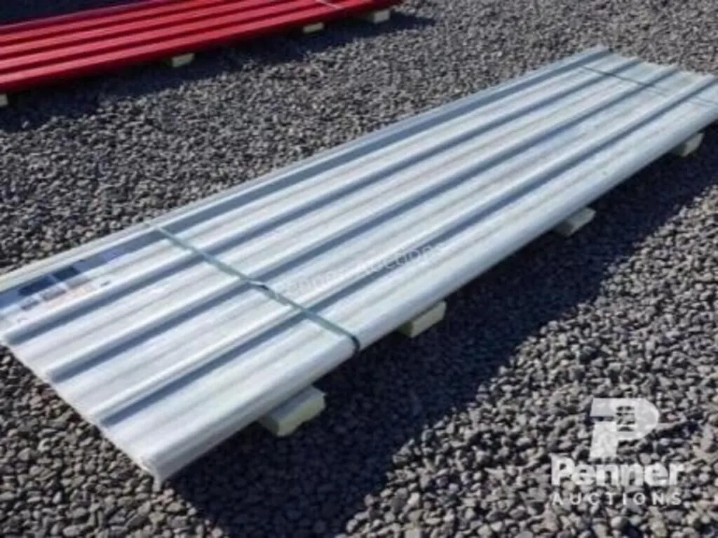 12' Corrugated Polycarbonate Roofing in Clear