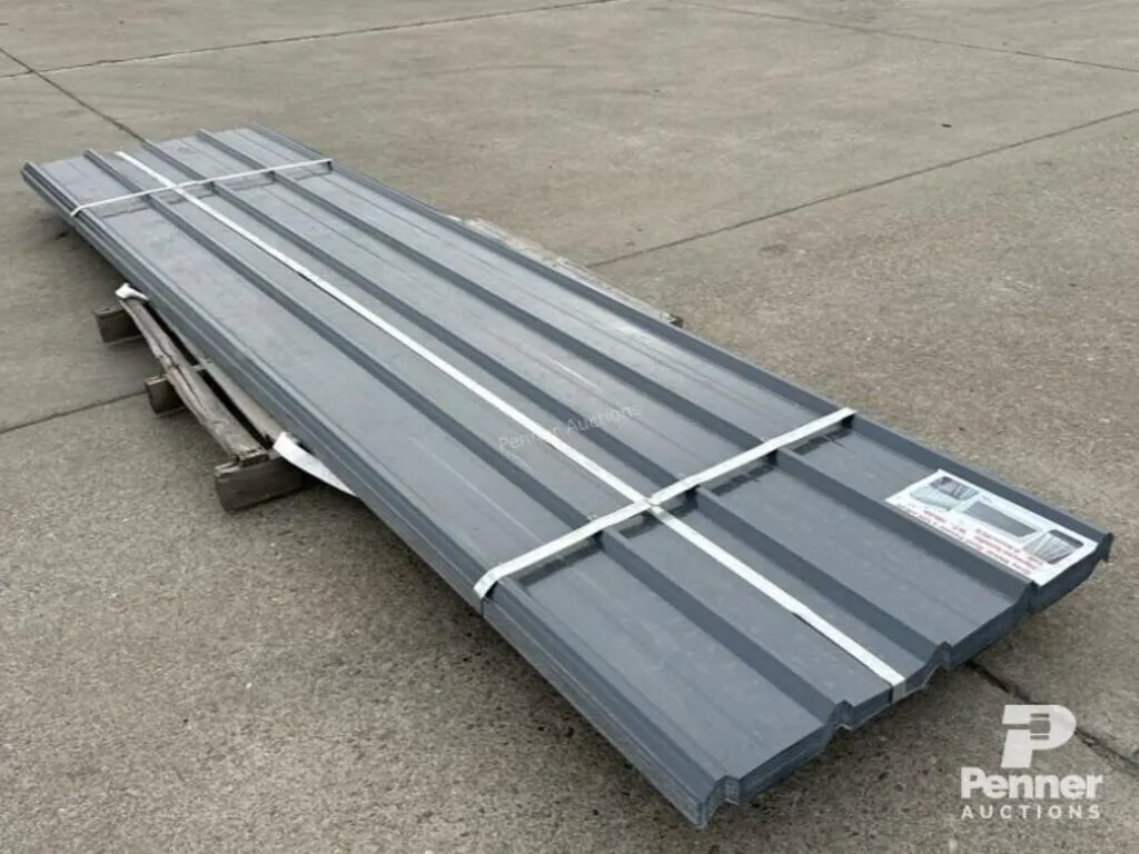 12' Grey Metal Roofing / Siding