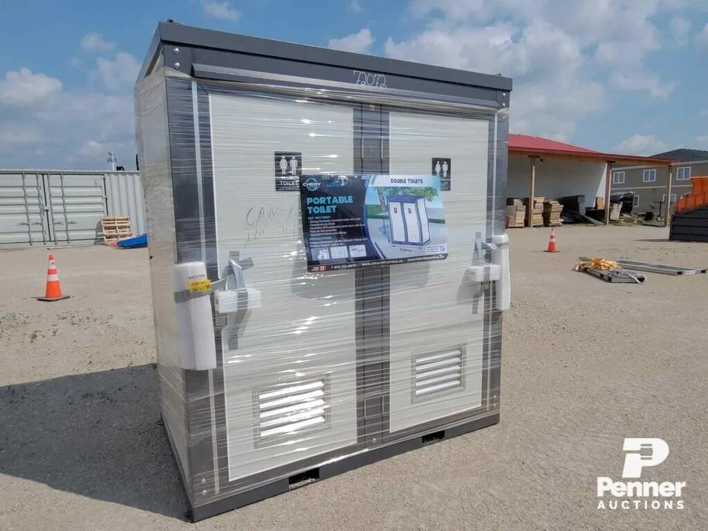 Bastone Portable Restroom 2 Private Toilet Stalls