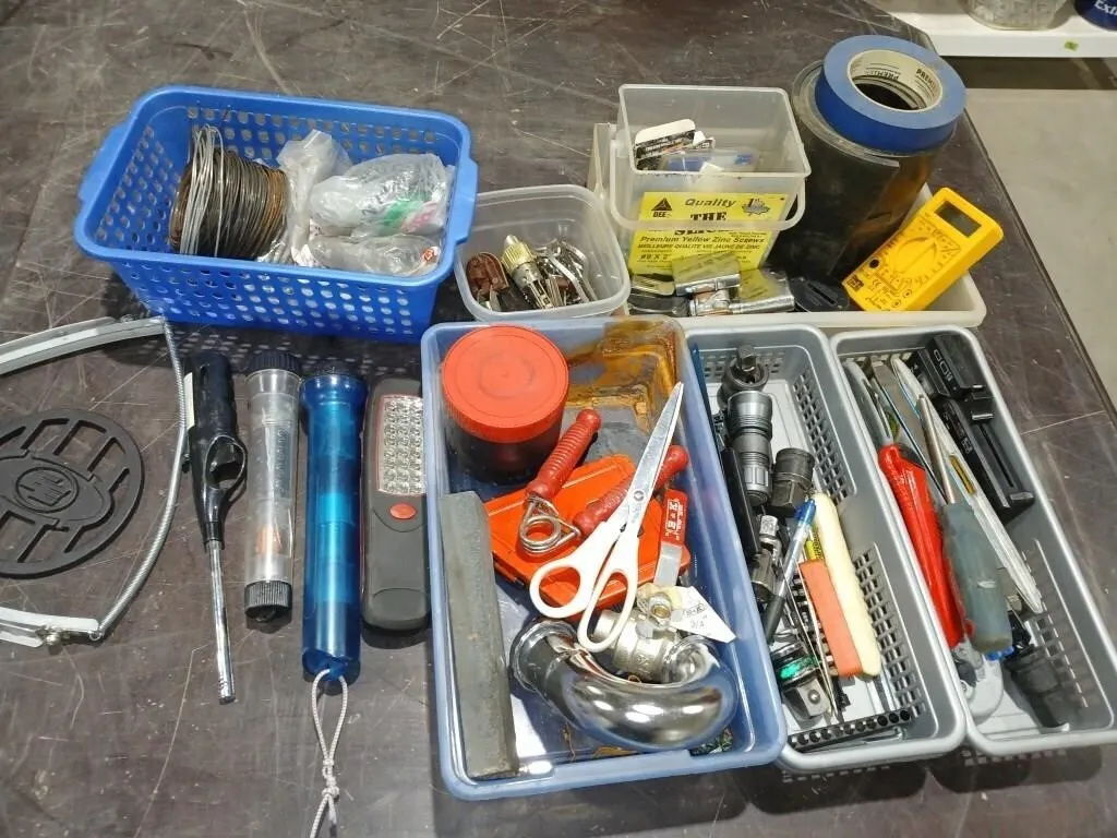 Bundle with Flashlights, Multi meter, BT-6 Battery