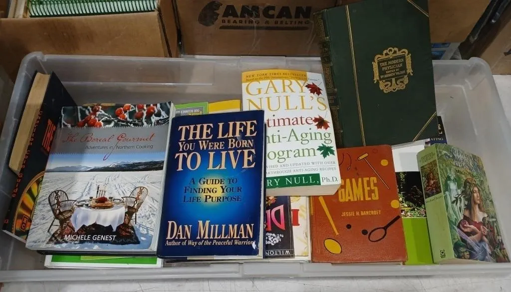 Tote with assorted Books